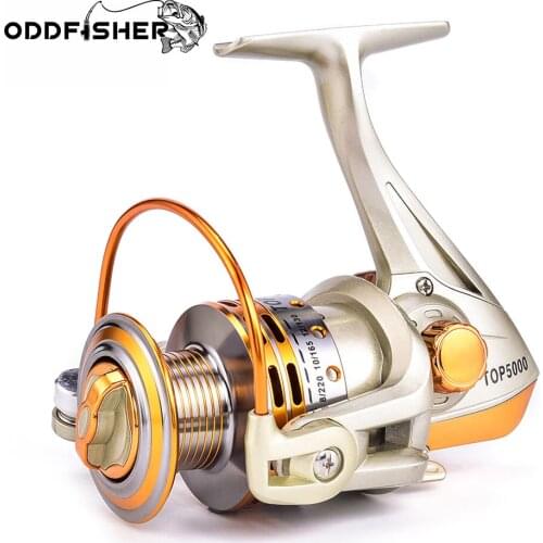 1 piece Spinning Fishing Reel 8 Bearing Balls Metal Coil Spinning Reel 2000-7000 Series 8BB Boat Rock Fishing stainless Wheel