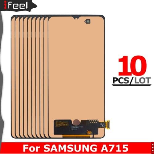 10pcs 100% Tested Incell TFT LCD For Samsung Galaxy A71 A715 A715F A715FD Repair Parts Touch Screen Display Digitizer Assembly