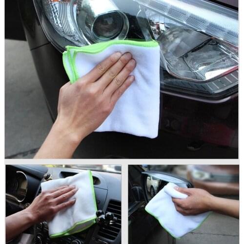 35x35cm Car Waxing Polishing Towel For Deep Shine On Painted Finishes Wax Removal Car Cleaning Washing Tool
