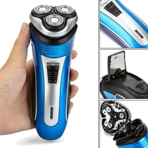4 in1 Multifunction Men Electric Professional Rotary Beard Shaver 3D Triple Floating Head Trimmer Hair Clipper Set