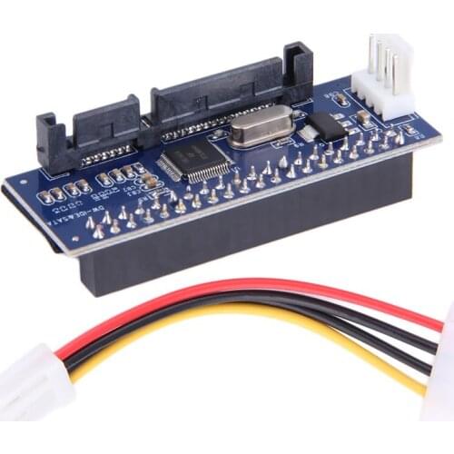40-Pin IDE Female To SATA 7+15Pin 22-Pin Male Adapter PATA TO SATA Card