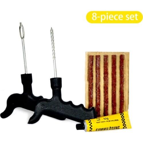 8x Car Tire Repair Tools Motorcycle Tubeless Puncture Plug Tyre Repair Glue