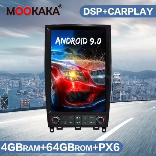Andriod 9.0 Tesla Style Car GPS Navigation Multimedia Player For Infiniti EX25 EX35 QX50 2009-2019 Carplay Auto Radio Head Unit