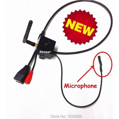 Pin hole 720P H.264 Onvif 1.0 MegaPixels HD IP Camera Wifi Wireless Mini CCTV P2P Camera With Microphone Free IOS & Android APP