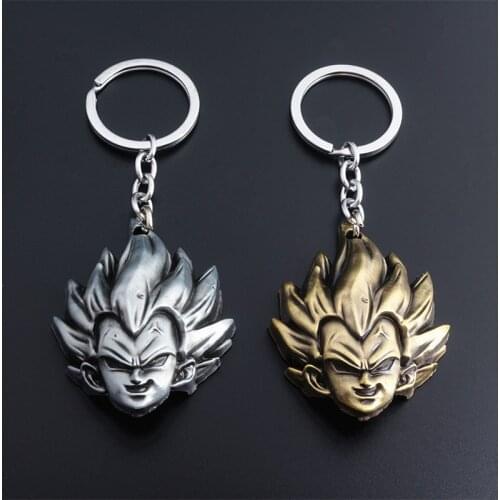 Japan Anime DBZ Bejita Yonsei Vegeta Metal Alloy Keychain Keyring Key Chain Accessories Gift
