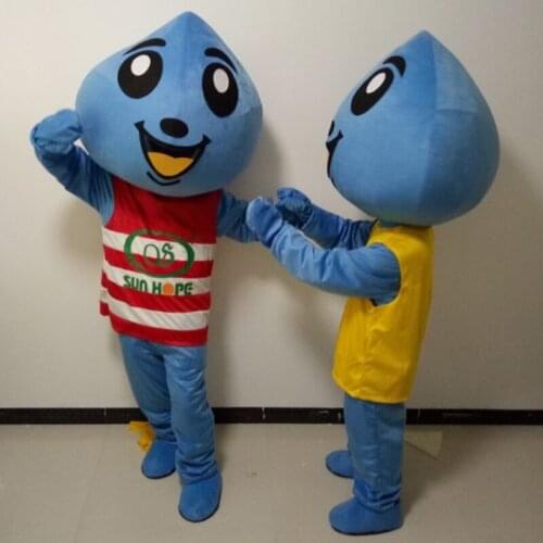 Water Drop Mascot Costume Suit Cosplay Party Fancy Dress Outfits Advertising Promotion Carnival Halloween Xmas Adults Parade New