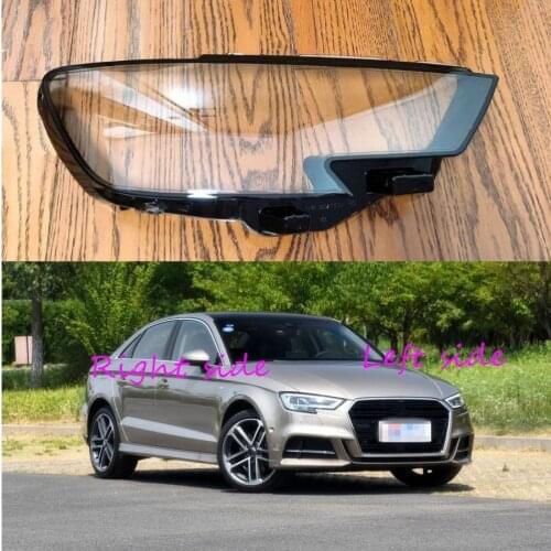 For Audi A3/S3/RS3 2017 2018 2019 Car Headlight cover Headlamp Lens Auto Shell Cover