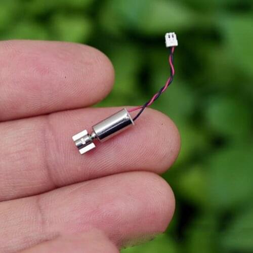 DC 3.7V Mini 4mm*8mm 0408 Coreless Motor 3V-5V with Vibrating Wheel Small Electric Vibration Motor for DIY Handmade-Accessories