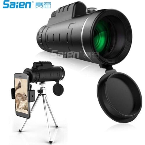 40x60 Monocular Telescope, High Powered High Optical Monocular with Dual Focus Zoom, Portable Waterproof Fogproof for Traveling