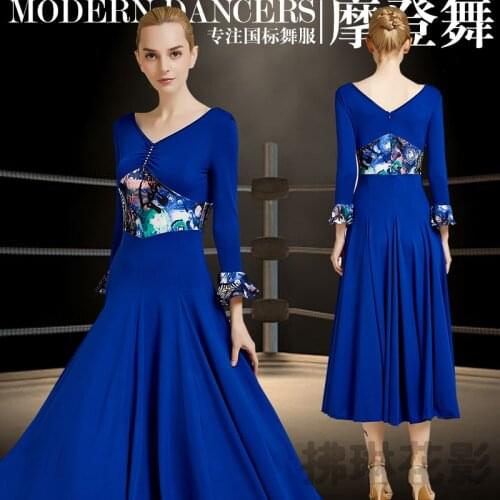 New ballroom dance competition dress dance ballroom waltz dresses standard dance dress women ballroom dress Y061
