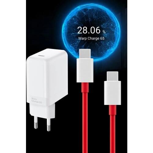 Original oneplus charger Fast Warp charger 65W EU Adapter Type C to type c cable For OnePlus 9 Pro 9R 8T 8 Pro 7T Pro Nord 10