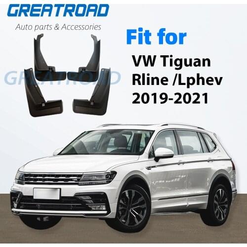 Front Rear Mud Flaps for Volkswagen VW Tiguan Rline Lphev 2019 2020 2021 Mudguards Fender Splash Guards Mud Flap Car Accessories