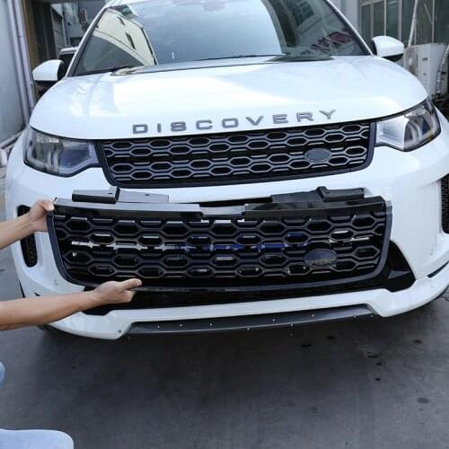 For Land rover Discovery Sport 2020 ABS Gloss Black Main Body Kit Car Front Grille Trim Auto Accessories Replacement Parts
