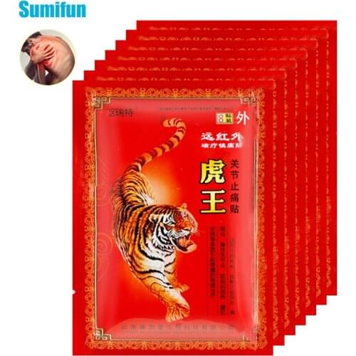 Sumifun 8/24/40Pcs Red Tiger Balm Patches Chinese Herb Pain Relief Plaster Rheumatoid Arthritis Joint Sprain Backache Knee Pain