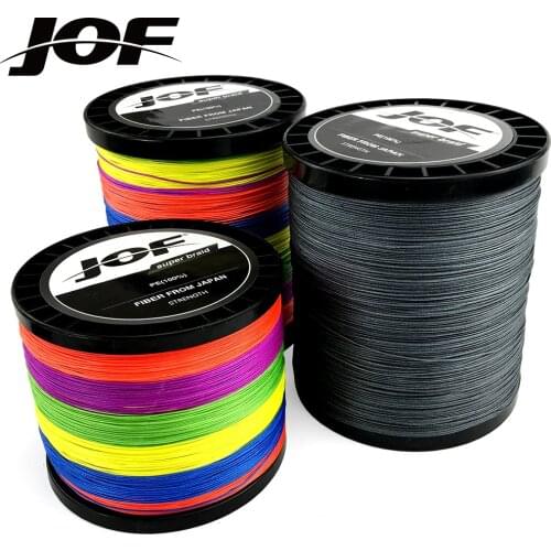 JOF Braided Fishing line Pesca 12 Strands/9 Strands Carp Multifilament Fly Wire Japanese PE Line Saltwater 300M 500M 1000M New