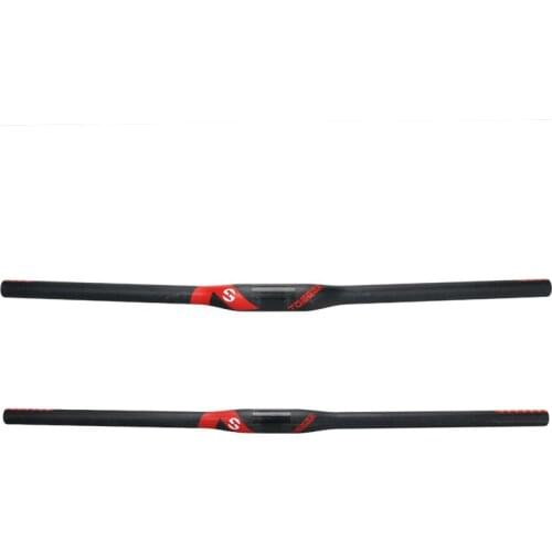 MTB Bike Straight Handlebar Carbon friber Bicycle Handlebar Steering Wheel For Bicycle 31.8*600/620/640/660/680/700/720