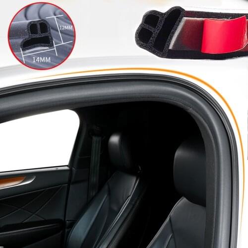 Rubber Weatherstrip B+L Type Anti-collision Sticker Door Seal Sound Insulation Car Door Sealing Strip Edge Trim Noise автотовары