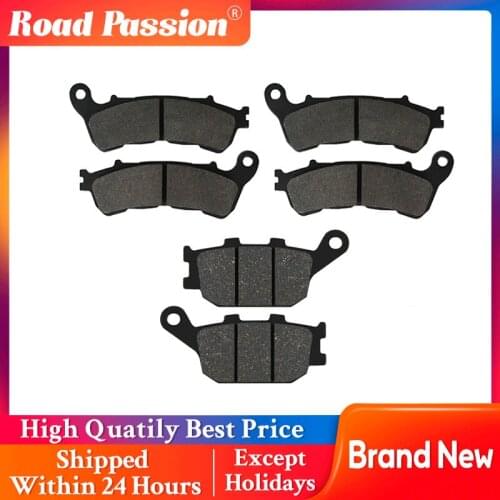 Road Passion Motorcycle Front and Rear Brake Pads For Honda XL700 XL 700 Transalp 2008-2012 CB600 CB 700 Hornet 2007-2013 CBF600
