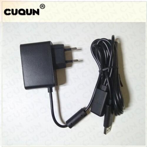 EU Plug USB AC Power Supply Adapter Cable For Xbox 360 XBOX360 Kinect Sensor Charging Adapter