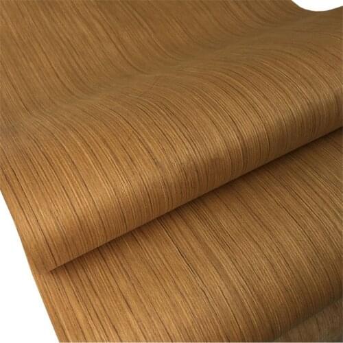 Technical Thai Teak Wood Engineering Veneer E.V. Straight Grain Striped Q/C 62cm x 250cm