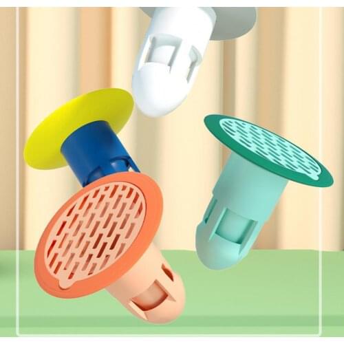 Drain Plug Anti-clogged Strong Sealing ABS Grid Net Cover Sink Strainer for Bathroom