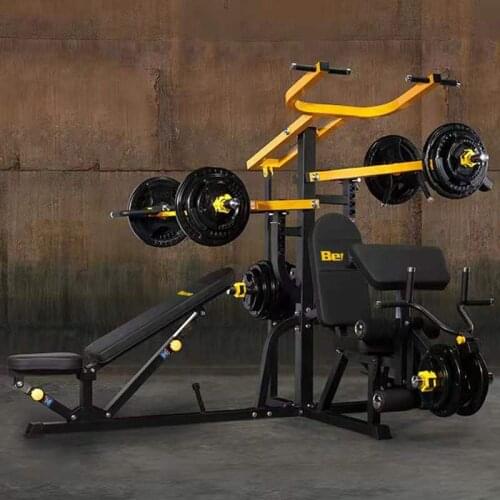 Three-way comprehensive strength training device BK167 maintenance-free combination multifunctional fitness equipment