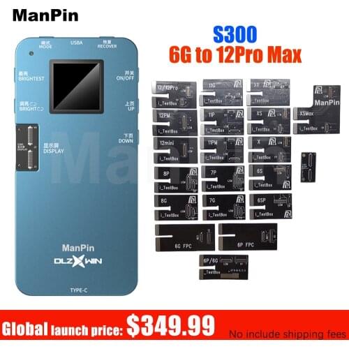 DLS300 LCD Screen Tester Box For iPhone 12 Pro 12mini 11Pro MAX XS 8 7 6S 6 Plus Display 3D Touch Testing Color True Tone Repair