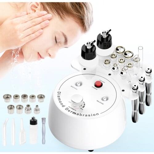 3 In 1 Diamond Micro dermabrasion Blackhead Removal Skin Care Face Acne Removal Smooth Home Use Device