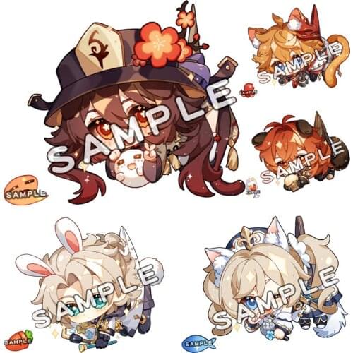 Anime Genshin Impact Keychain Venti Hutao Zhongli Diluc Xiao Man Key Chain for Women Accessories Cute Bag Pendant Key Ring Gifts