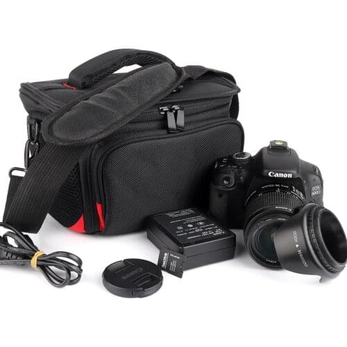 DSLR Camera Bag Case For Canon 77D 760D 750D 700D 650D 1300D 800D 200D Camera Nikon D7200 D7500 D5300 D5200 D3400 P900 Photo Bag