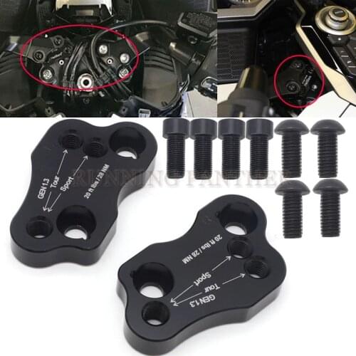 For HONDA Goldwing GL1800 2018 2019 Motorcycle Handle Bar Clamp Raised Extend Handlebar Mount Riser