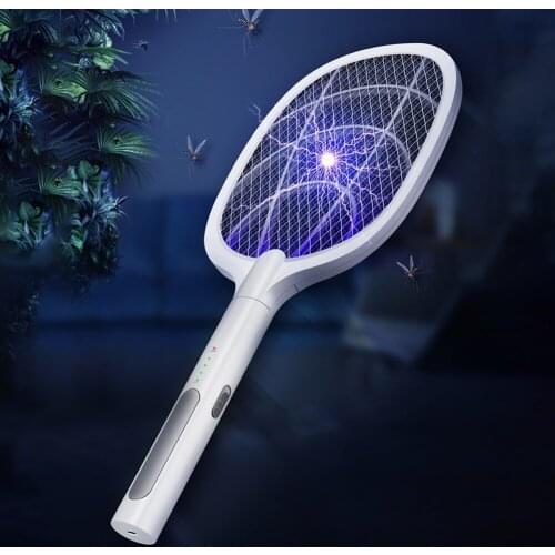 Home Electric Fly Mosquito Swatter Racket Bug Zapper Racket Insects Killer