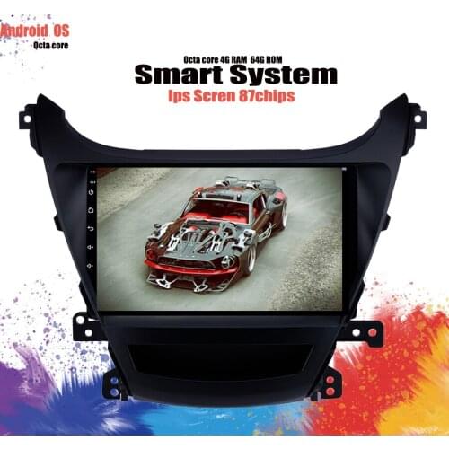 Android 10.0 6GB RAM Car DVD player GPS Navigation Headunit For Hyundai Elantra/Avante/I35 2014 2015 radio tape recorder IPS