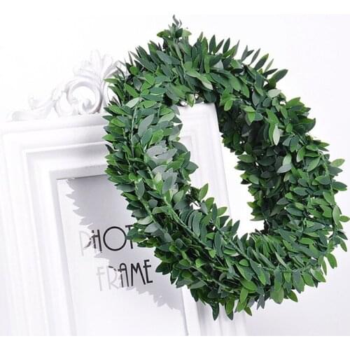 7.5 Meters Artificial Leaf Garland Plants Vine Fake Foliage Silk Flower for Home Decor Christmas Wedding Decoration DIY Wreath