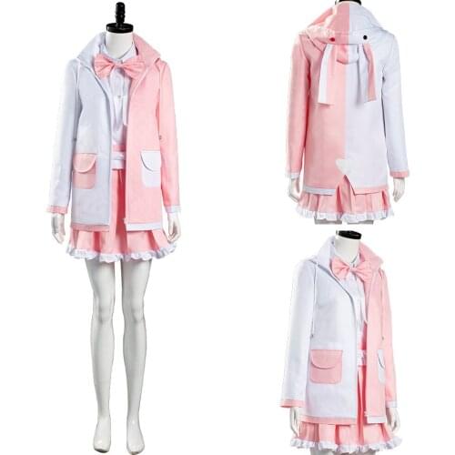 Danganronpa 2 Monomi Cosplay Costume Uniform Skirt Outfits Halloween Carnival Suit
