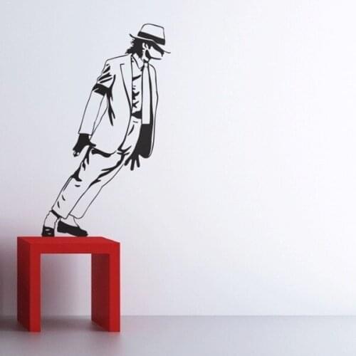 Best Selling new Dancing Michael Jackson Wall Stickers Vinyl wall Decor Wall decals Art Poster DIY Home Decor