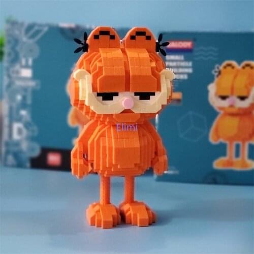 Balody Mini Blocks Cute Cartoon Cat Building Bricks Toys for Children Girls Anime Bear Present Valentine Fun Toy Animal Juguetes