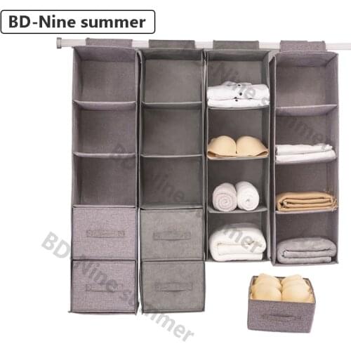 Hanging Clothes Storage Box, Wardrobe Hanging Type Clothes Sorting Storage Box, Home Hanging Clothes Sorting Drawer Storage Box