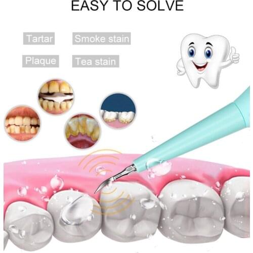 Portable Electric Sonic Dental Scaler Tooth Calculus Remover Tooth Tartar Tool Dentist Whiten Teeth Health Hygiene