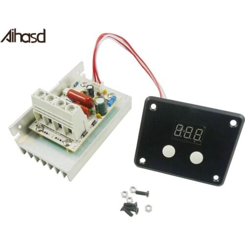 AC 220V 10000W High Power 80A SCR Voltage Regulator Speed Controller Dimming Dimmers Thermostat + Digital Meters