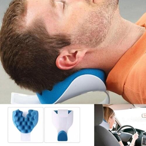 Neck and Shoulder Relaxer,Neck Pain Relief,Tension Headache Relief Support Shoulder Relaxer Massage Traction Pillow