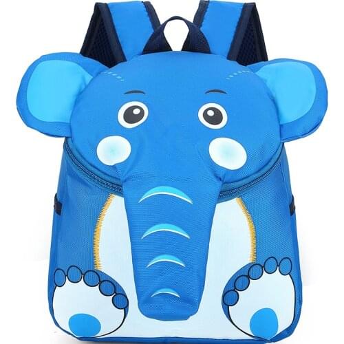 New 3-6 Year Old Toddler School Bags For Boys girls Cartoon Elephant Backpacks Children Book bag Kids Satchel Knapsack