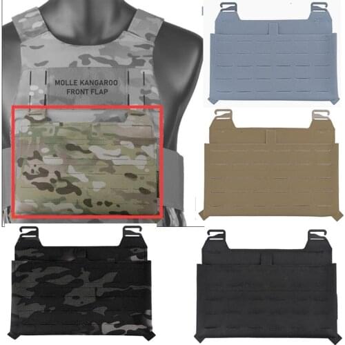 Tactical Vest Laser Cutting Process Fcsk Vest MOLLE Adapter Plate Triple Magazine Bag