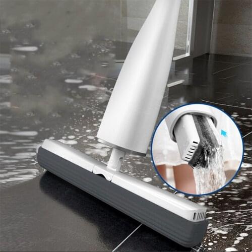 Creative Automatic Squeeze Mop Household Strong Water Absorption Cleaning Mop Kitchen Bathroom Cleaning Set Bathroom Accessories