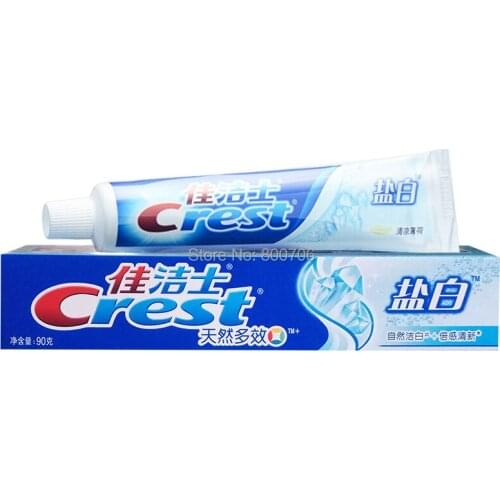 Crest Toothpaste Natural Multi-Benefit Pleiotropic Salt Whitening Toothpaste Cool Mint