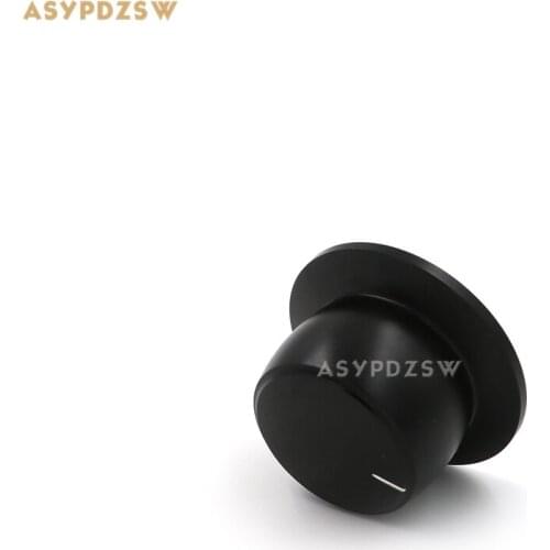 1 PCS Aluminum Hat shape Matte Black 38*28*22 Power amplifier/DAC/Preamplifier Volume potentiometer knob