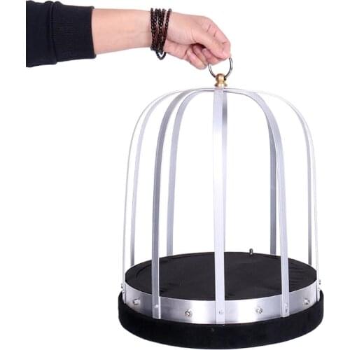 Automatic Fire Cage Magic Tricks Dove Appearing From Empty Cage Magia Gimmick Props Magician Stage