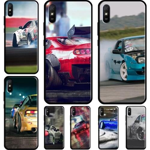 Sports Car Speed drift For Redmi Note 10 Pro Cover For Redmi Note 9 8 Pro 8T 7 9S Case For Redmi 9A 9T 9 9C 8A 7A