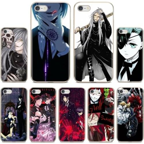 Black Butler Kuroshitsuji For Samsung Galaxy Note 3 4 5 8 9 S3 S4 S5 Mini S6 S7 Edge S8 S9 S10 Plus Soft TPU Phone Cover
