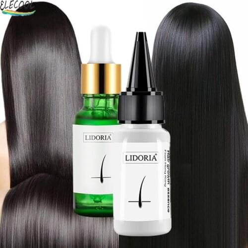 ELECOOL Hair Care Hair Growth Essential Oils Essence Beauty Dense Hair Growth Serum Authentic 100% Hair Loss Liquid Health Care
